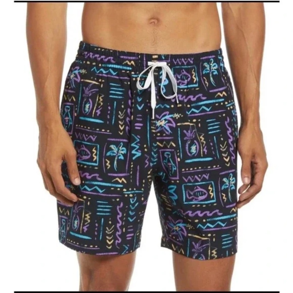 Chubbies Men's Tropical Print Swim Shorts Large